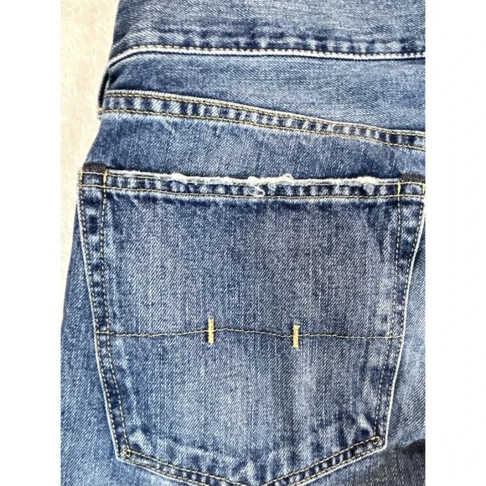 Vtg polo ralph lauren authentic dungarees blue jeans‎ 36x30 Distressed Med Wash